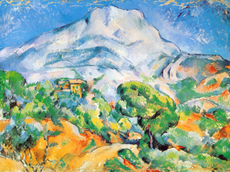 La Montagne St. Victoire - Paul Cezanne Painting